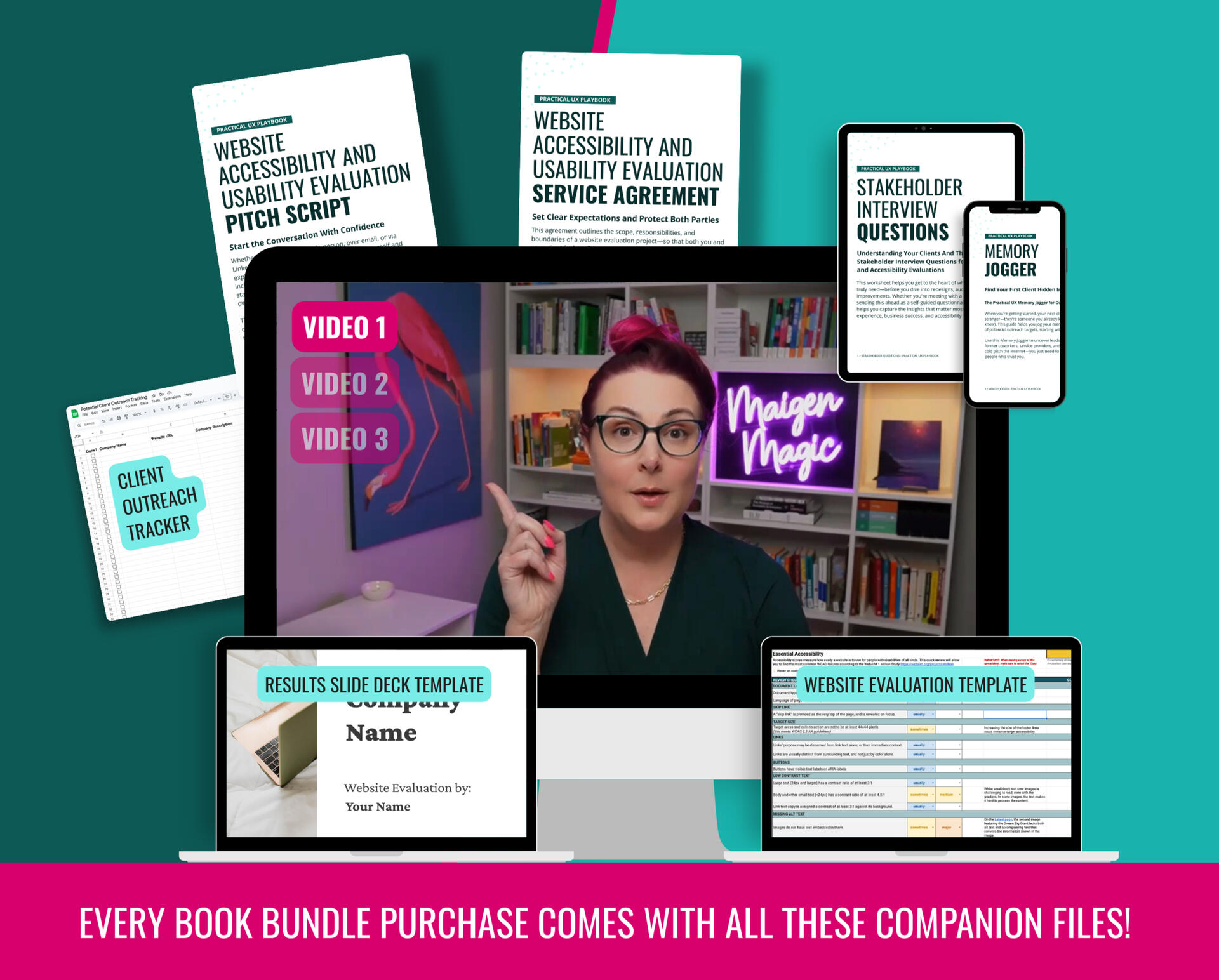 Every purchase of the book comes with the list of companion files below